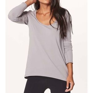 LULULEMON Dark Chrome Another Round Long Sleeve